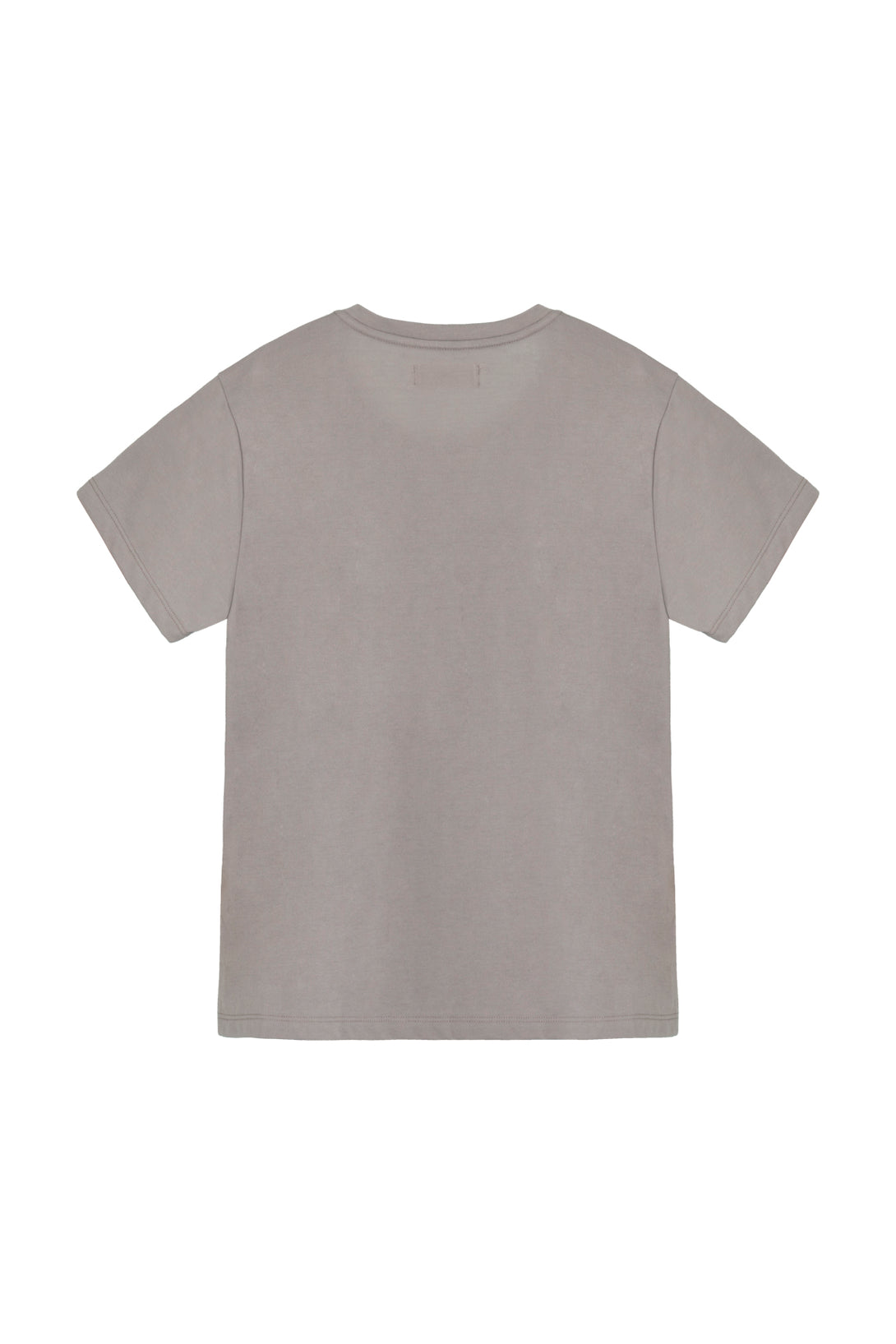 Camiseta gris estampada para mujer