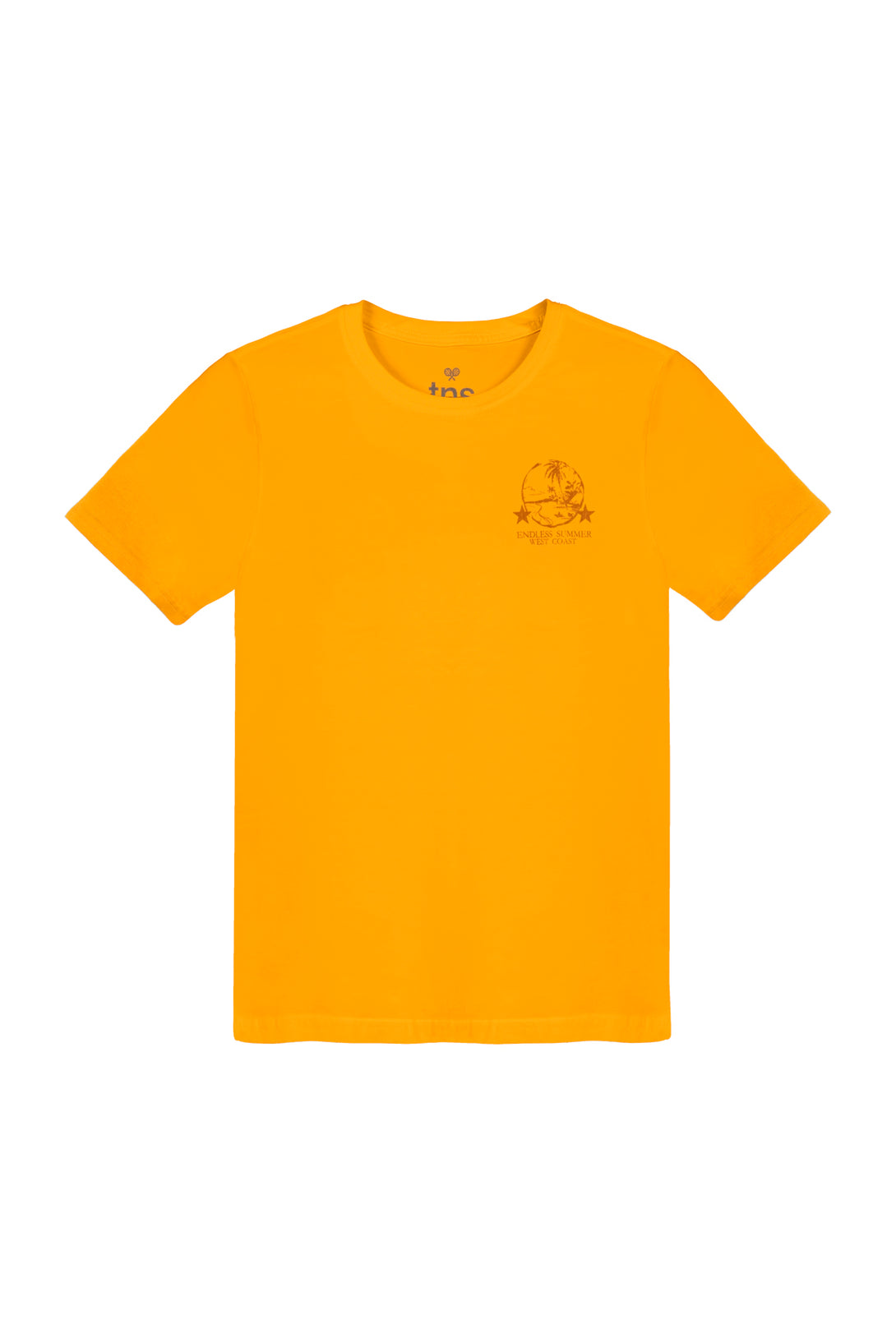 Men's Yellow Back Print T-Shirt