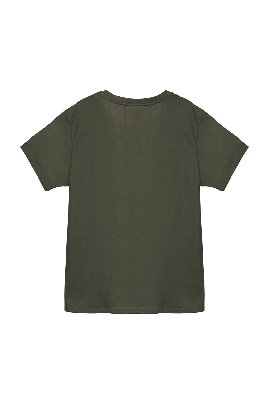 Camiseta verde estampada para hombre