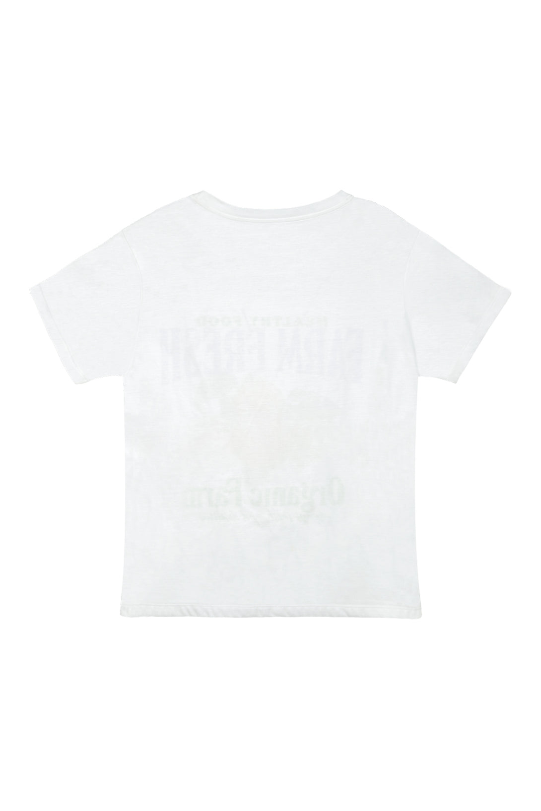 Women's White Front-Printed T-Shirt