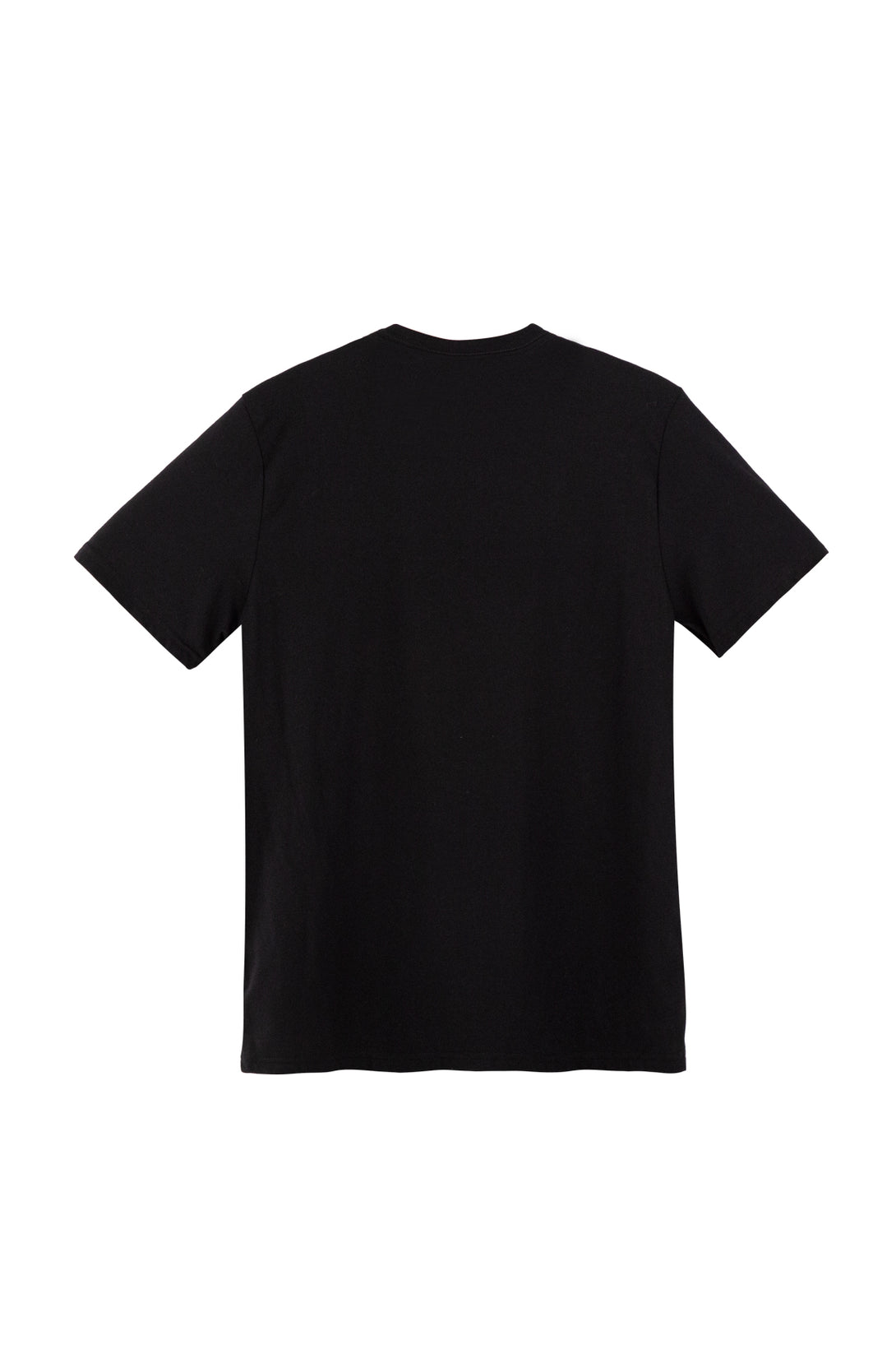 Men's Black Front Print T-Shirt