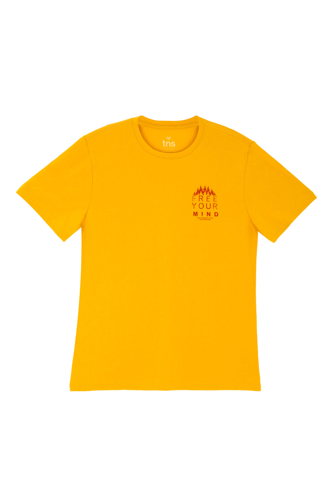 Men's Short Sleeve Yellow Tee