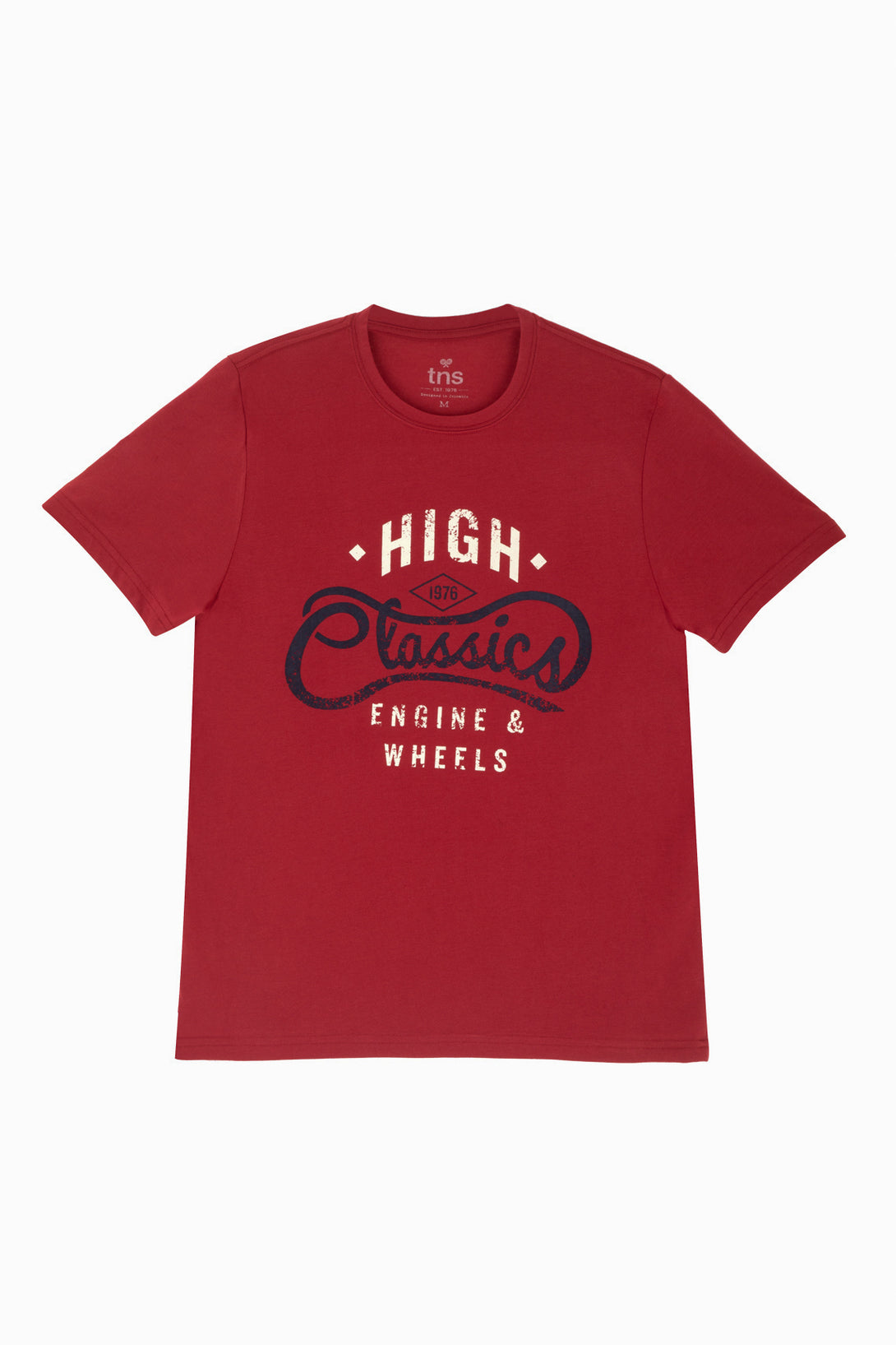 Men's Red Crew Neck T-Shirt