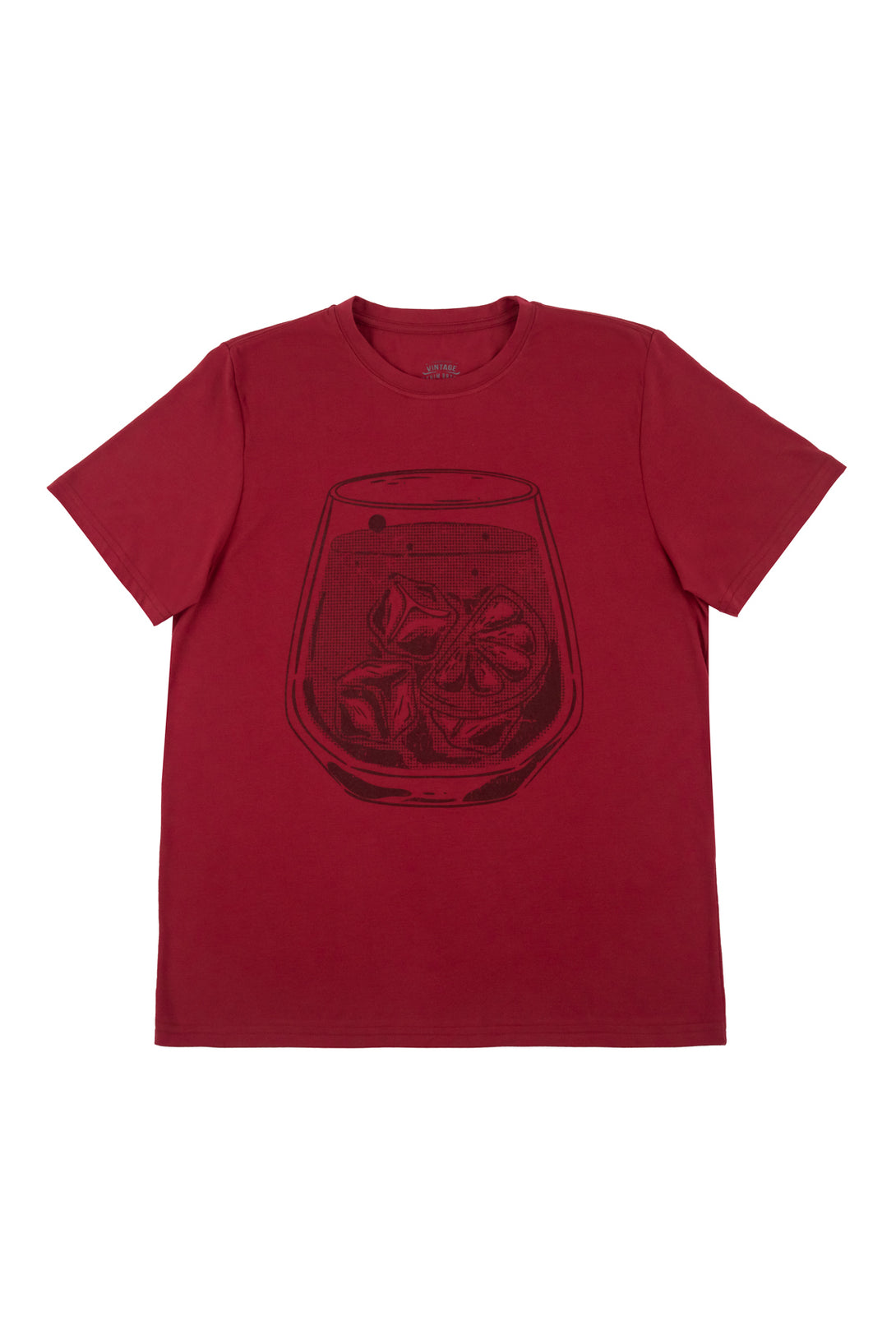 Men's Red Printed T-Shirt