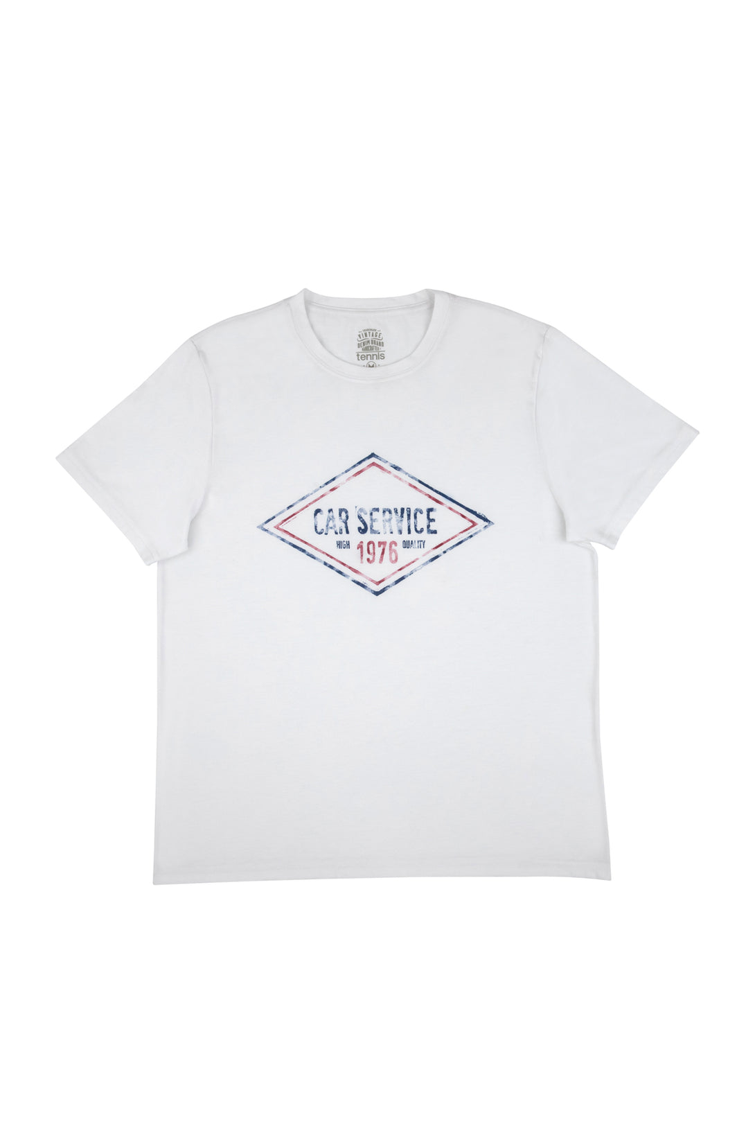 Men's White Crew neck T-Shirt