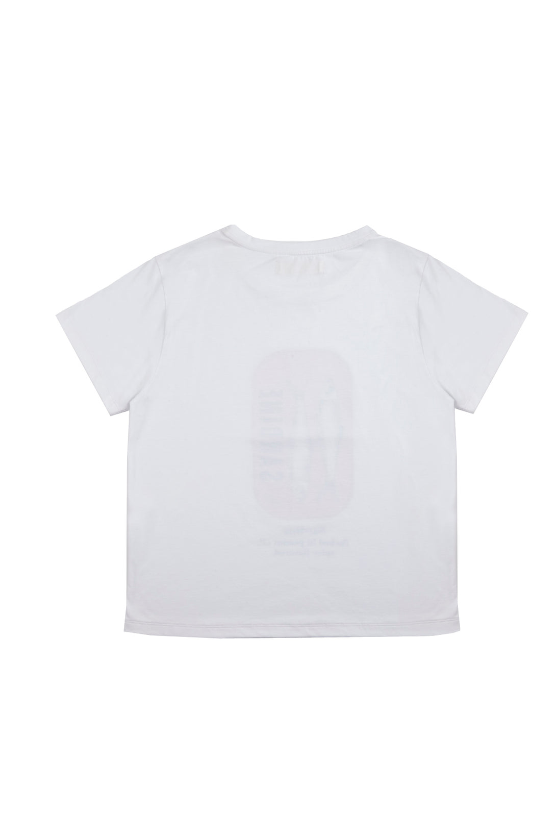 Women's White Printed T-Shirt