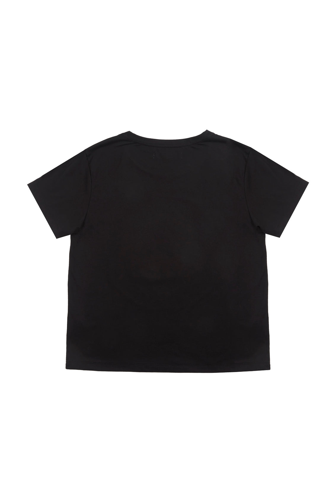 Women's Black Printed Design T-Shirt