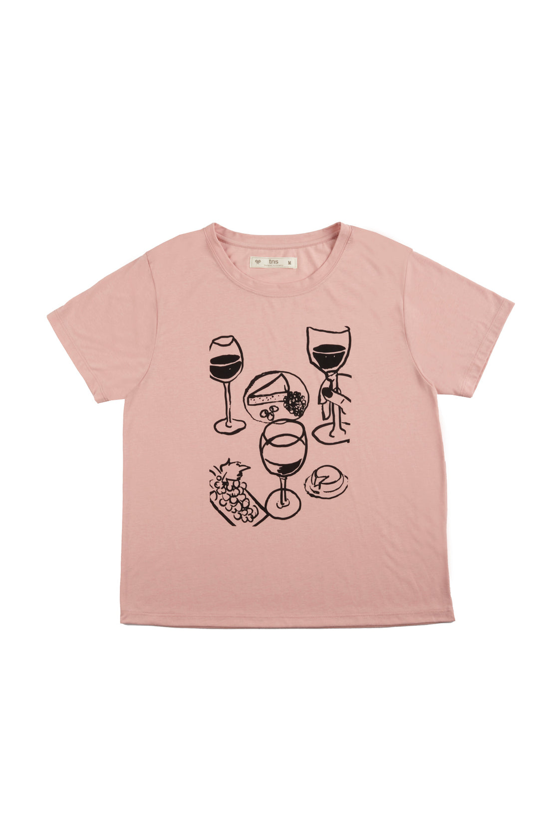 Women's Pink Short-Sleeve T-Shirt