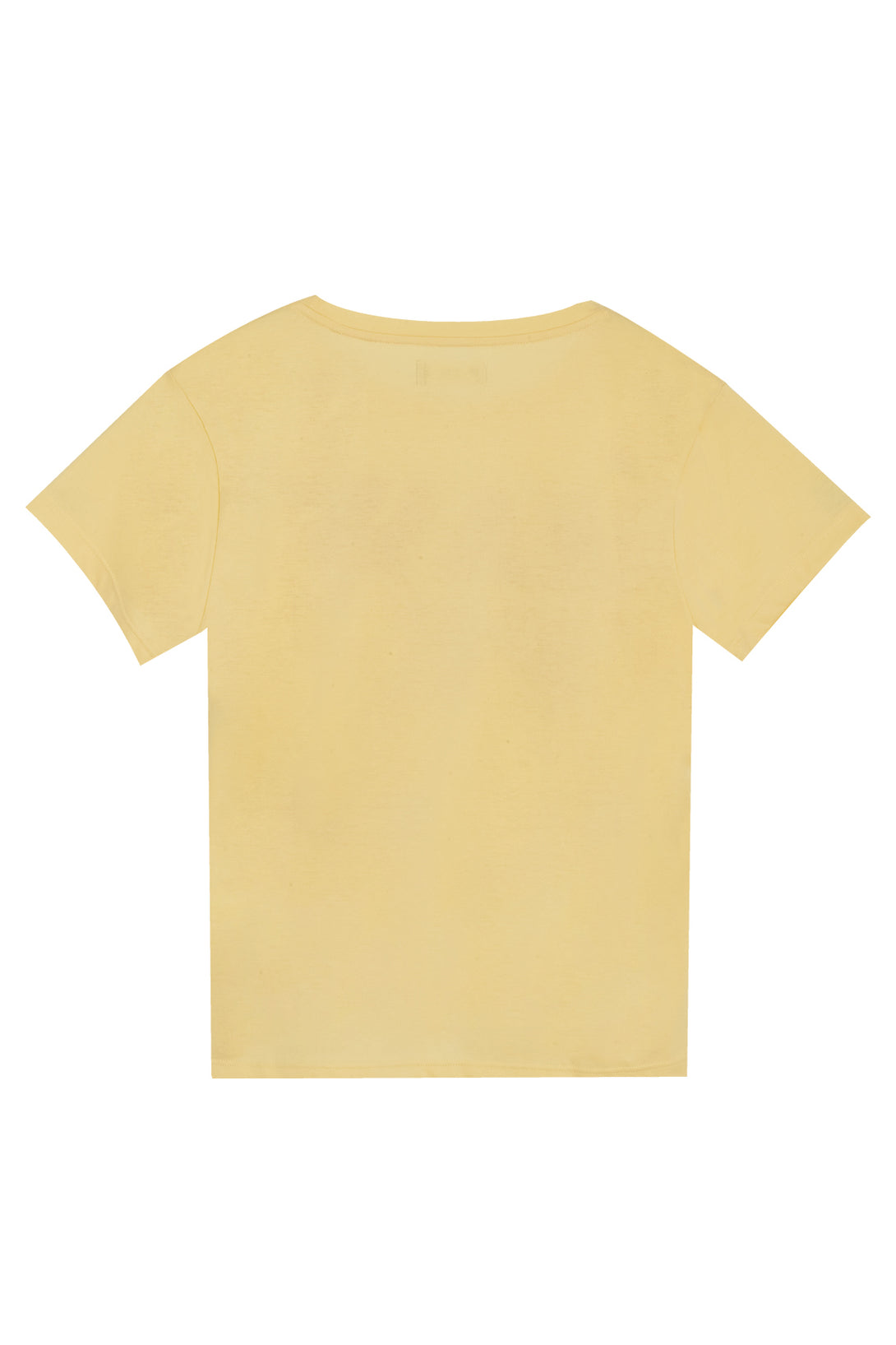 Women's yellow printed t-shirt