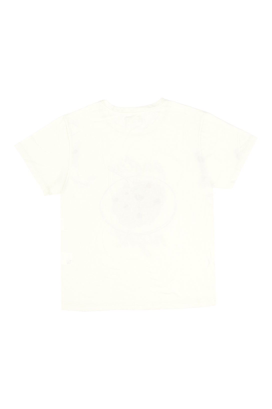 Women's cream t-shirt with front print.