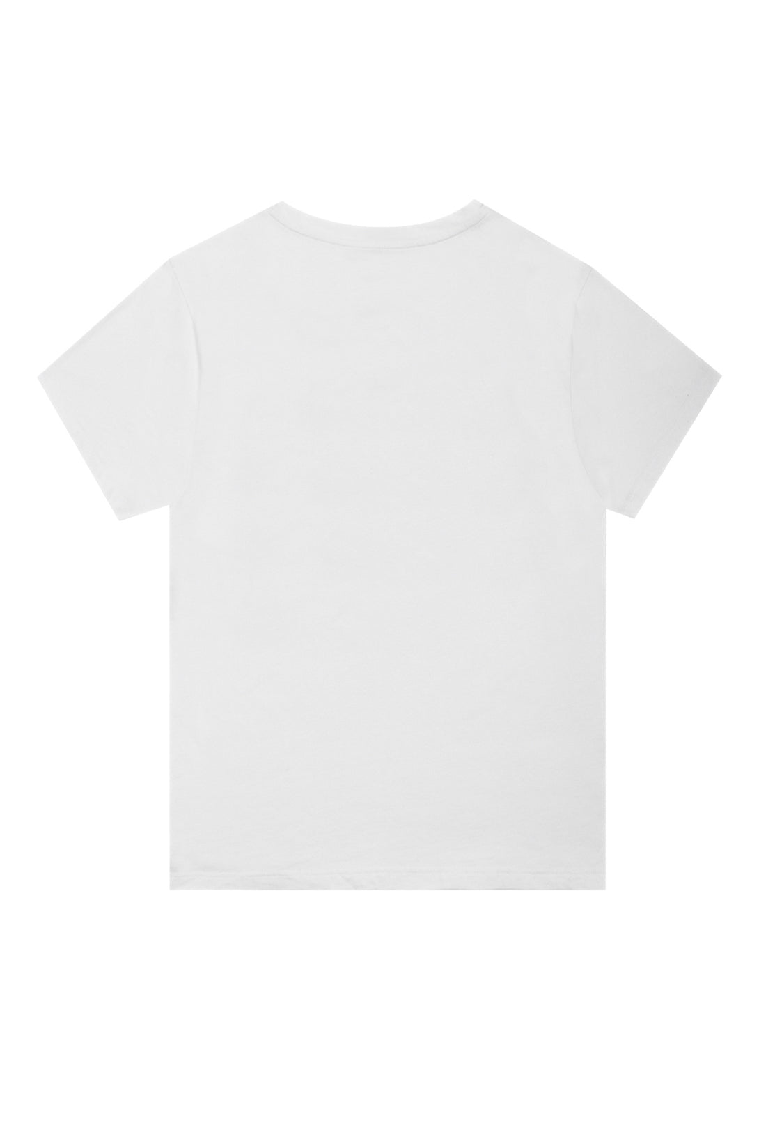 Women's white printed t-shirt