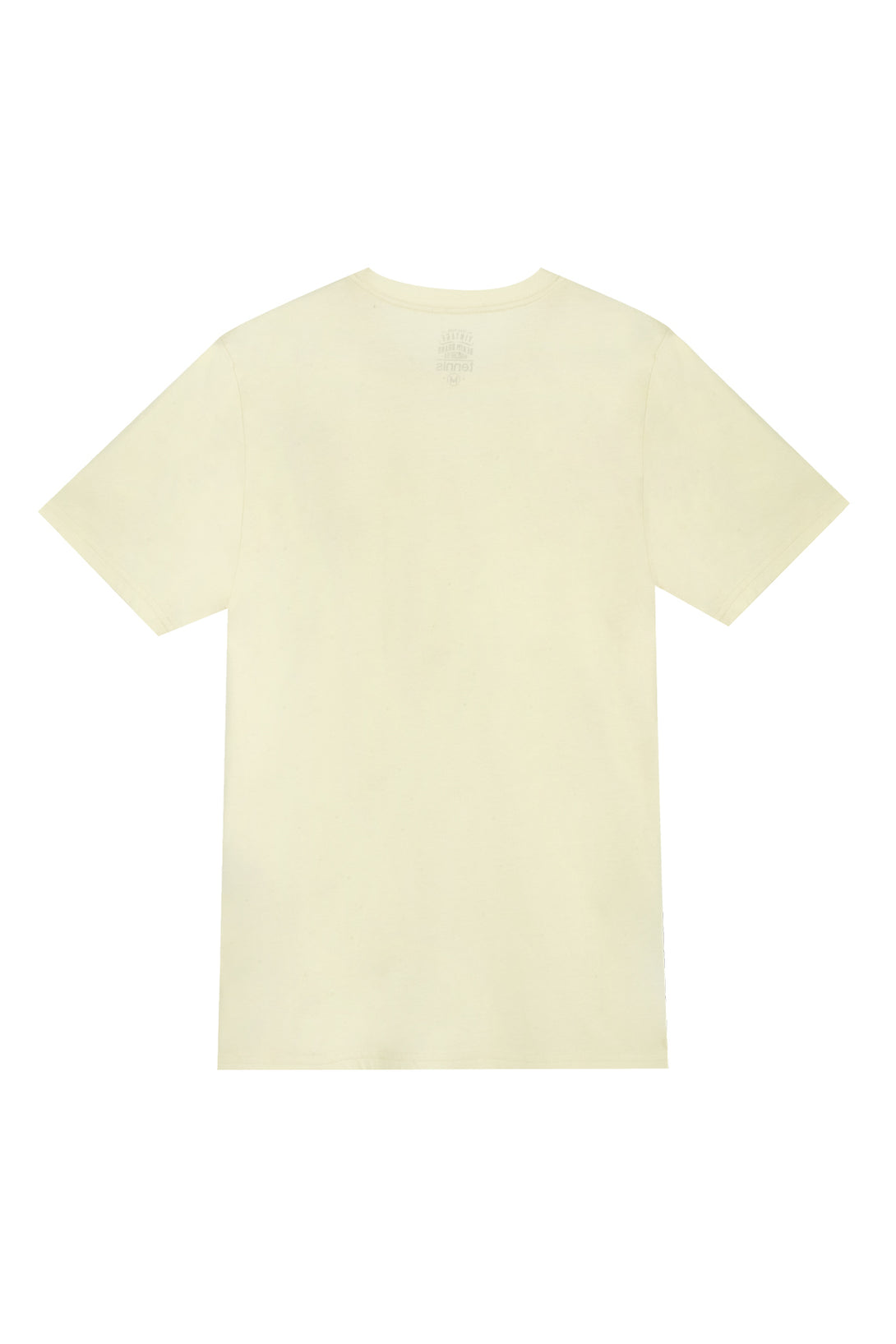 Men's regular fit short sleeve cream t-shirt