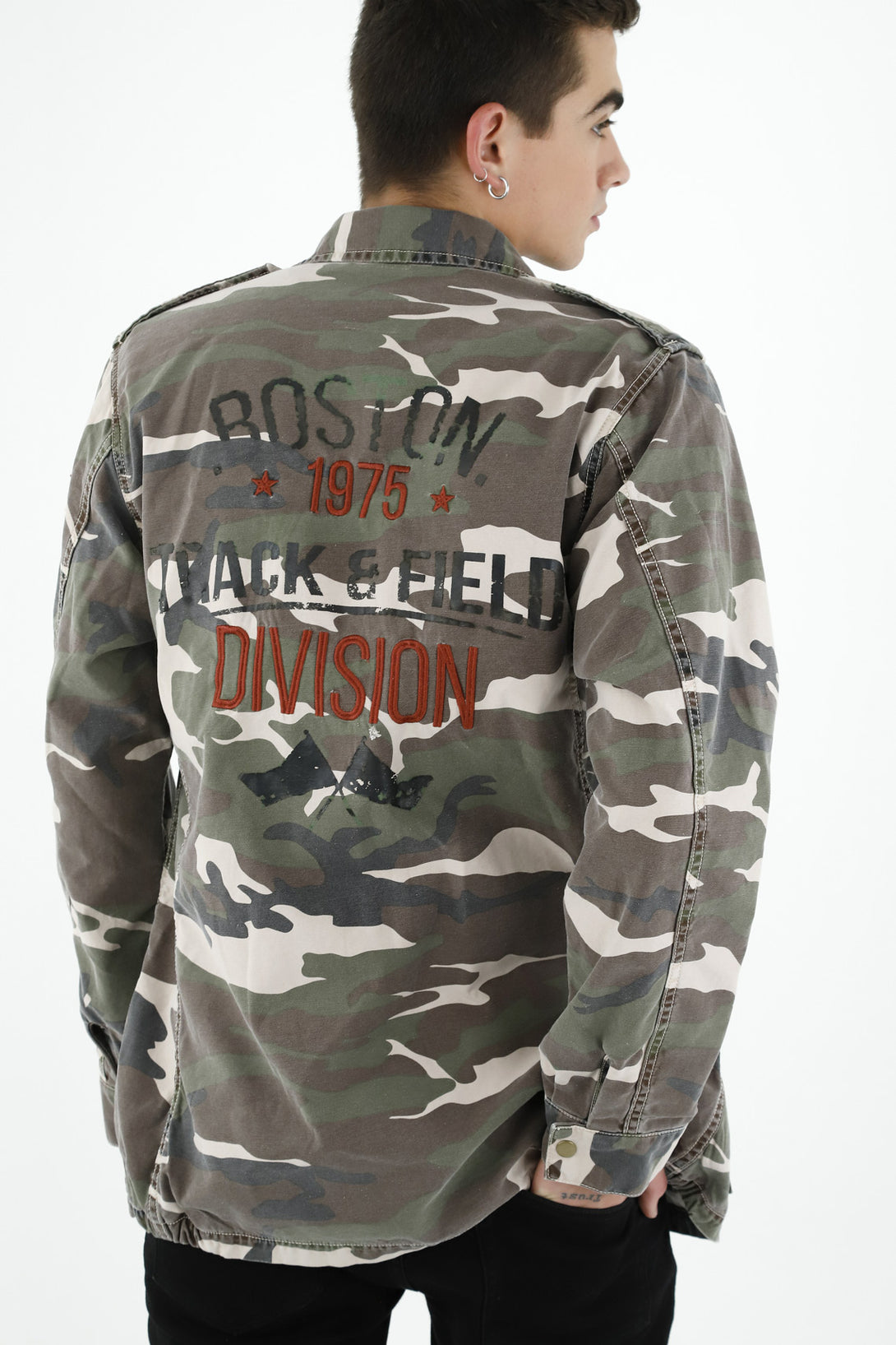 Men's Green Camouflage Jacket