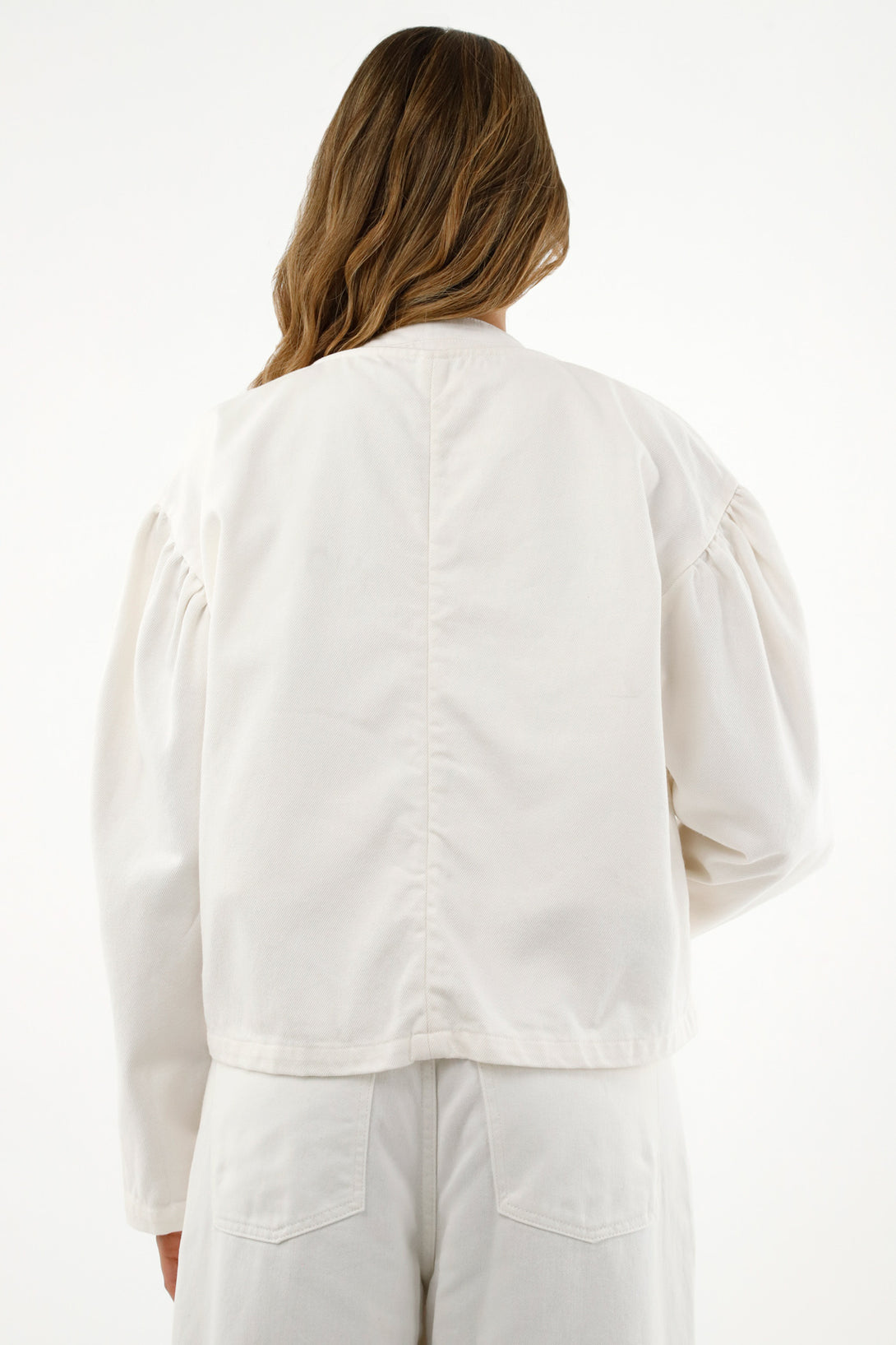 Women's Ecru Embroidered Jacket