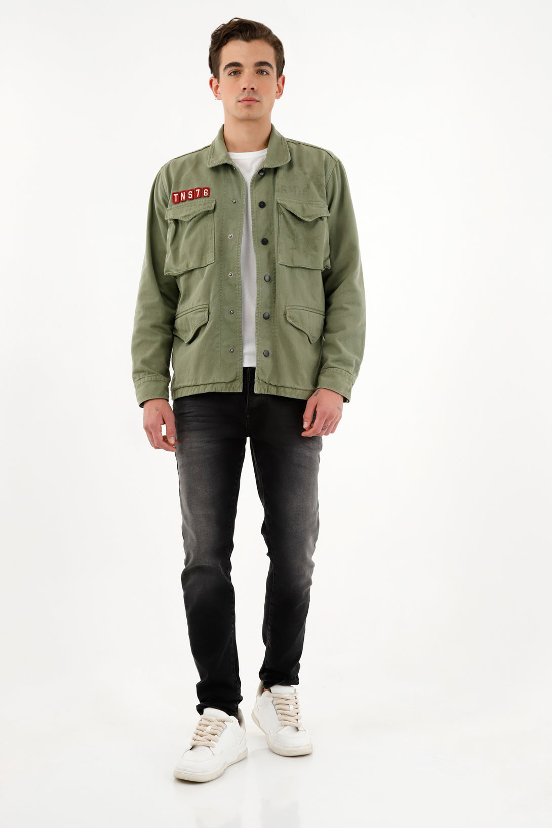 Men's Green Parka Jacket