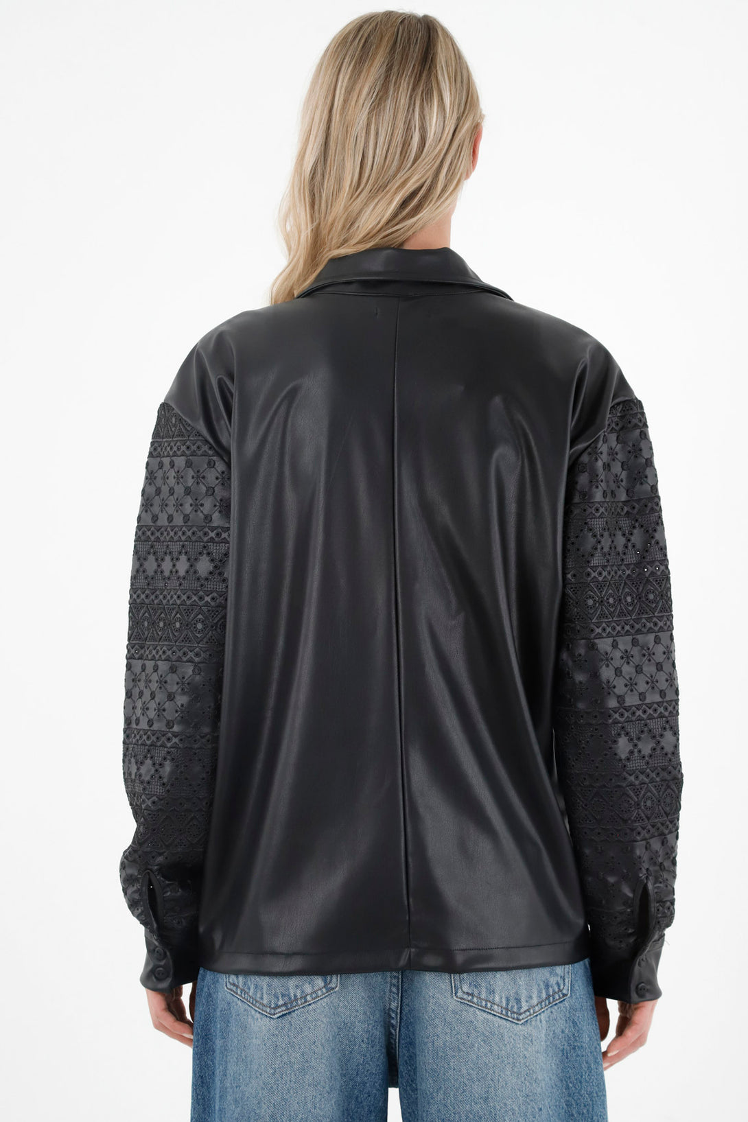 Women's Black Shirt Jacket