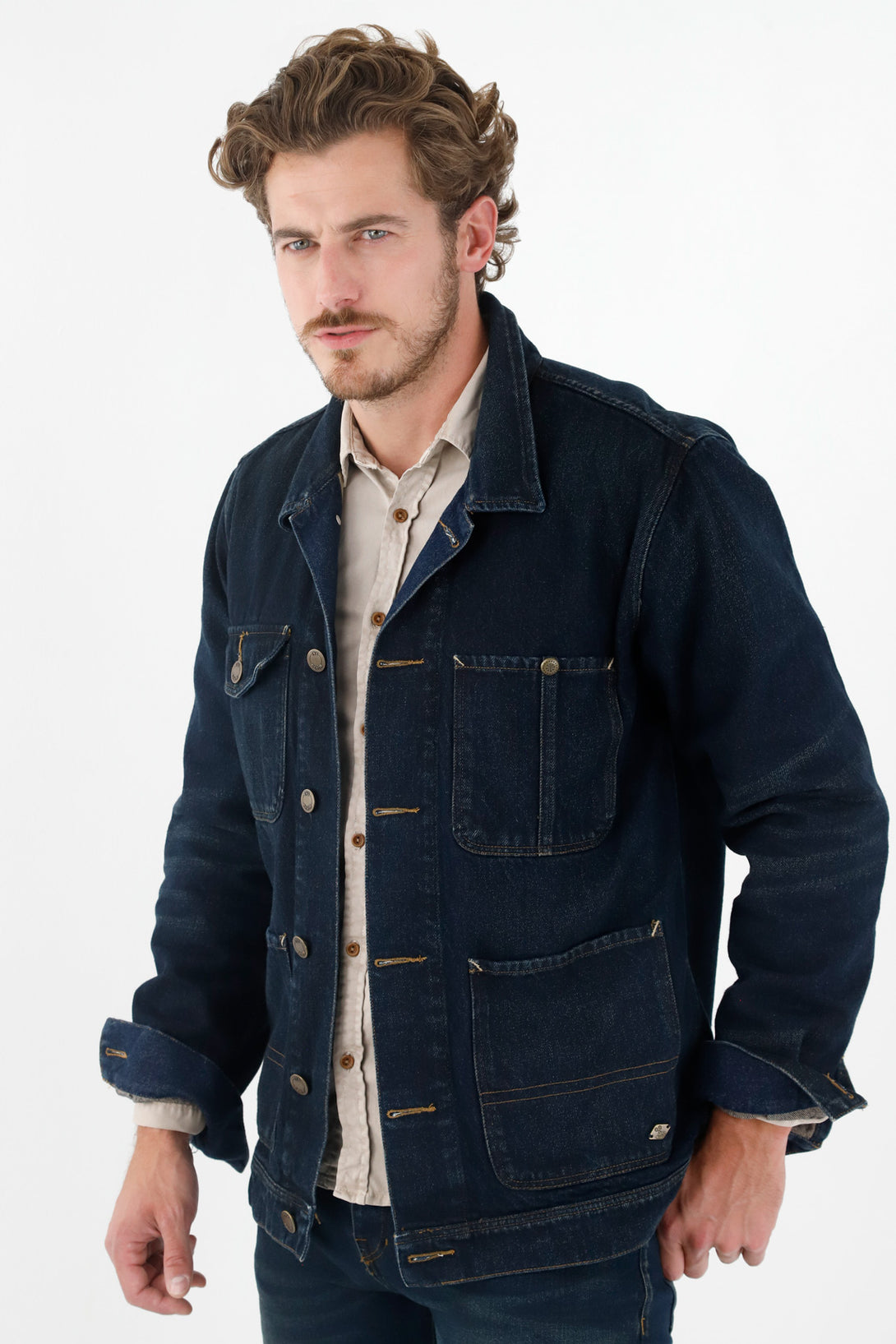 Men's Dark Blue Coat