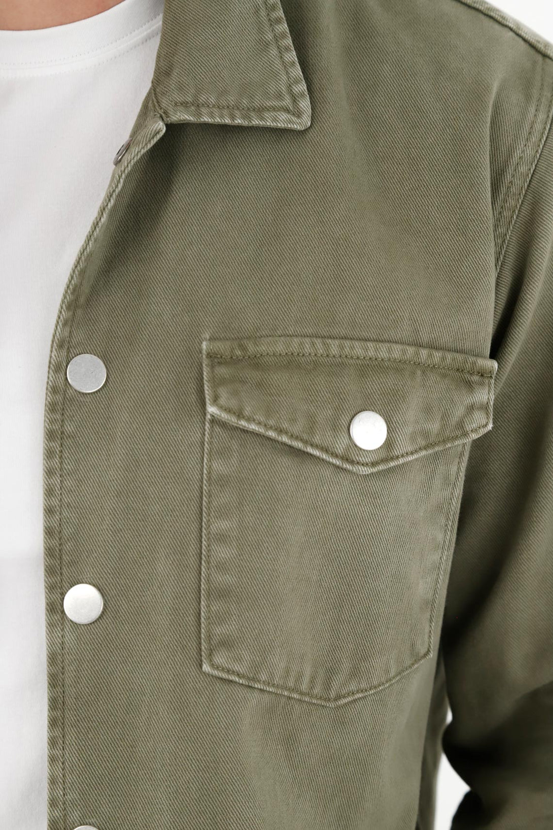 Chaqueta verde tipo cazadora para hombre