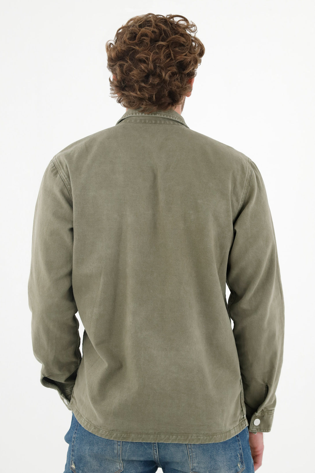 Chaqueta verde tipo cazadora para hombre