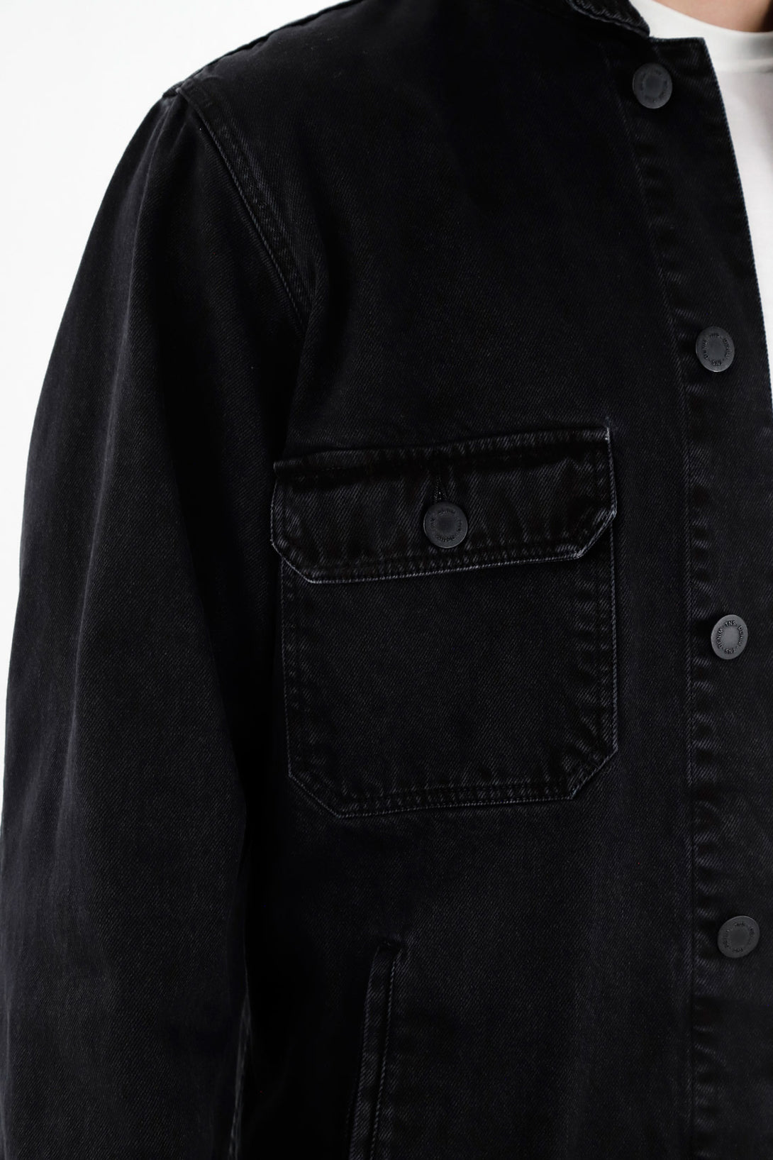 Chaqueta oversize negro para hombre