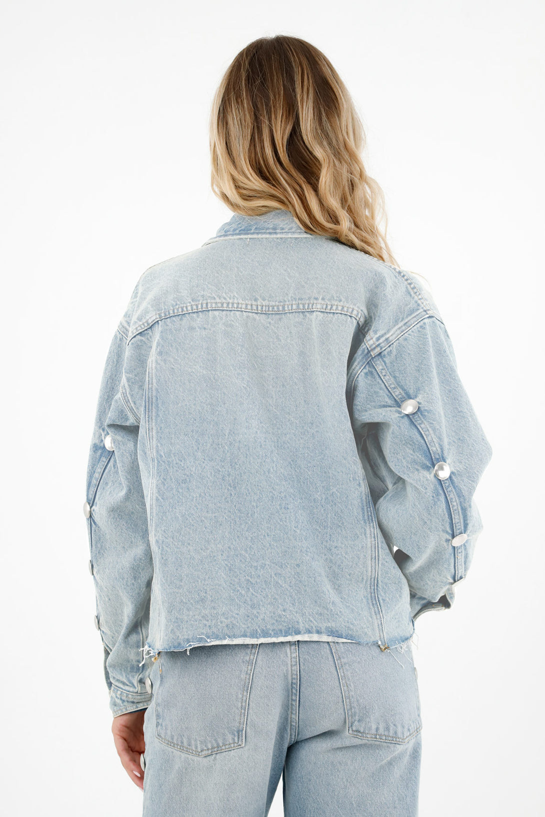 Women's Blue Trucker Jacket