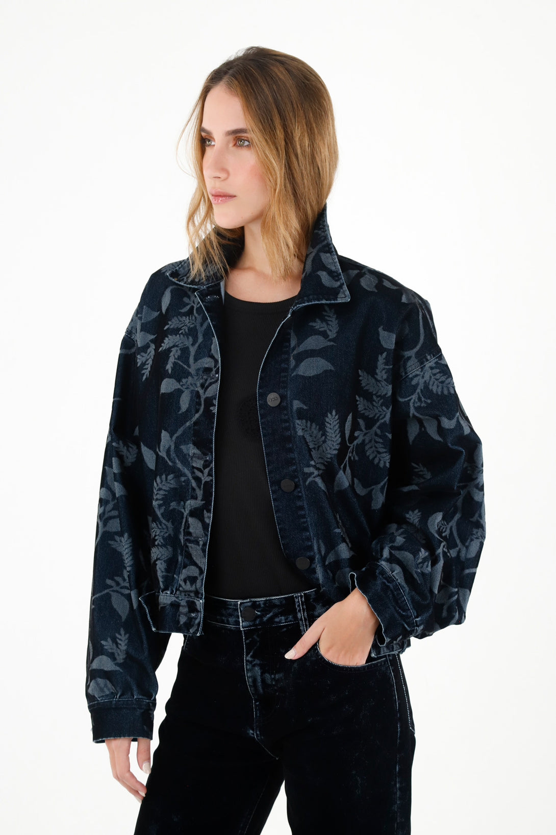 Women's tennis jacket, full-length jacket