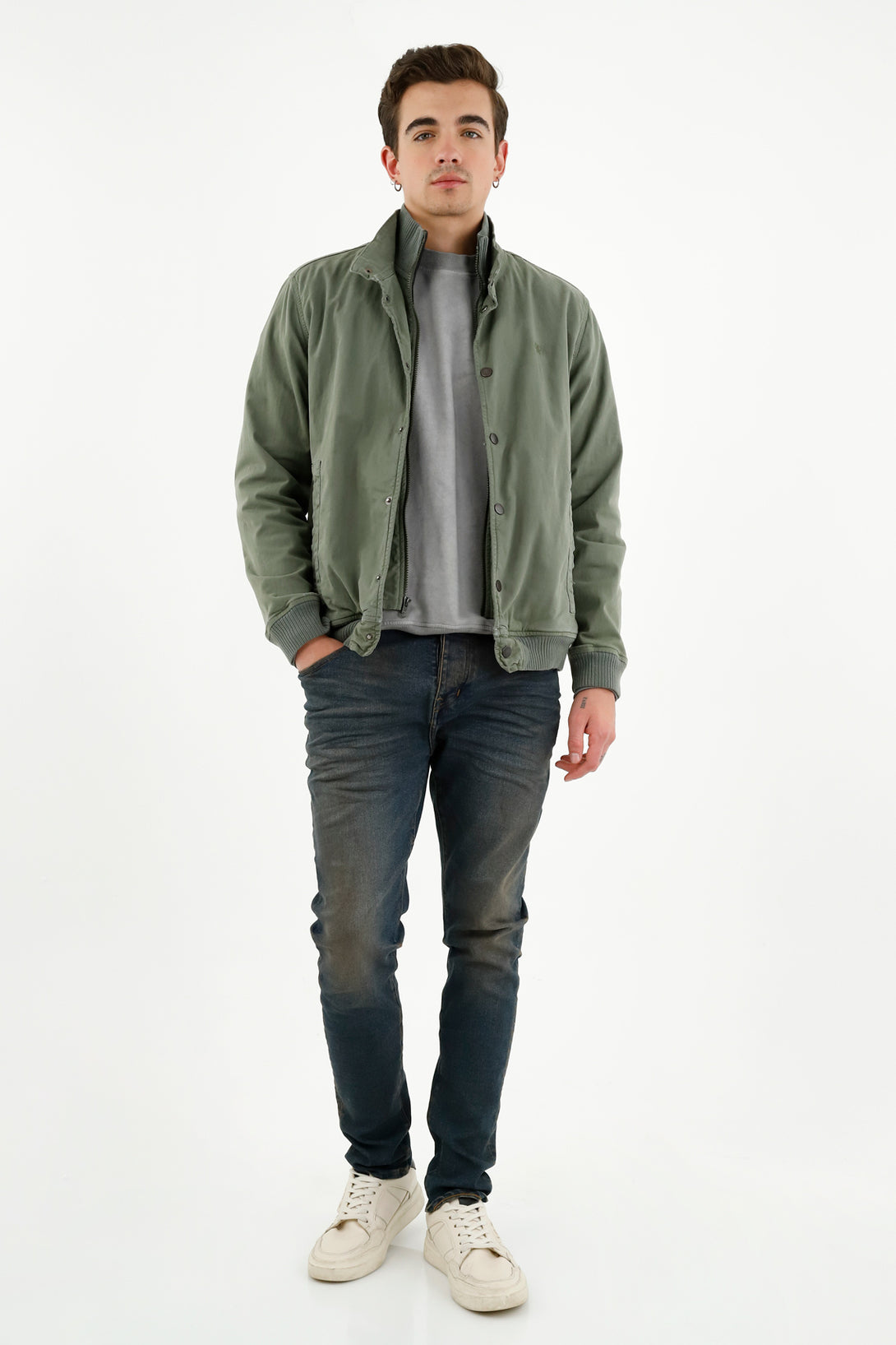 Men's Green Drill Jacket