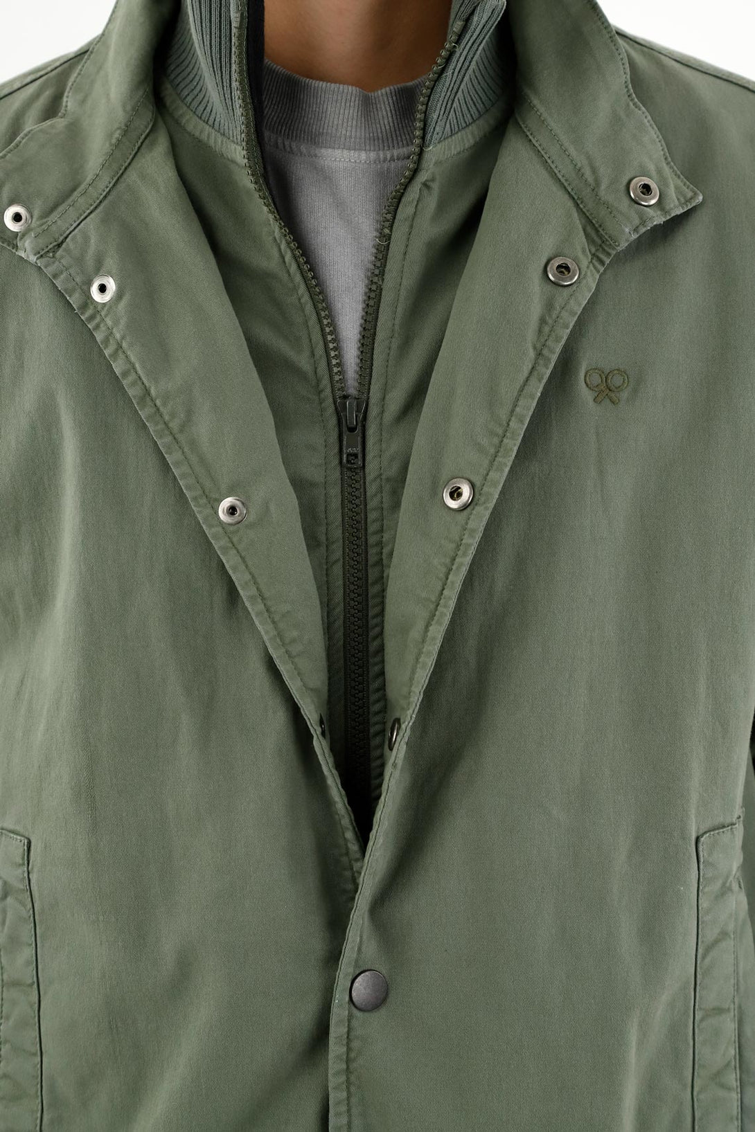 Men's Green Drill Jacket