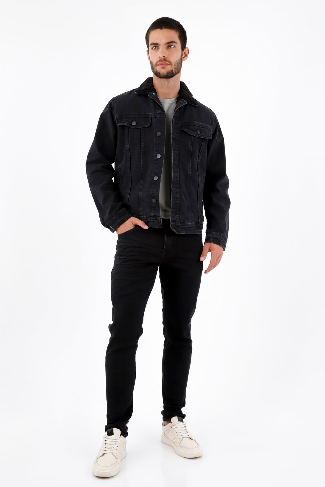 Men's Black Bomber Jacket