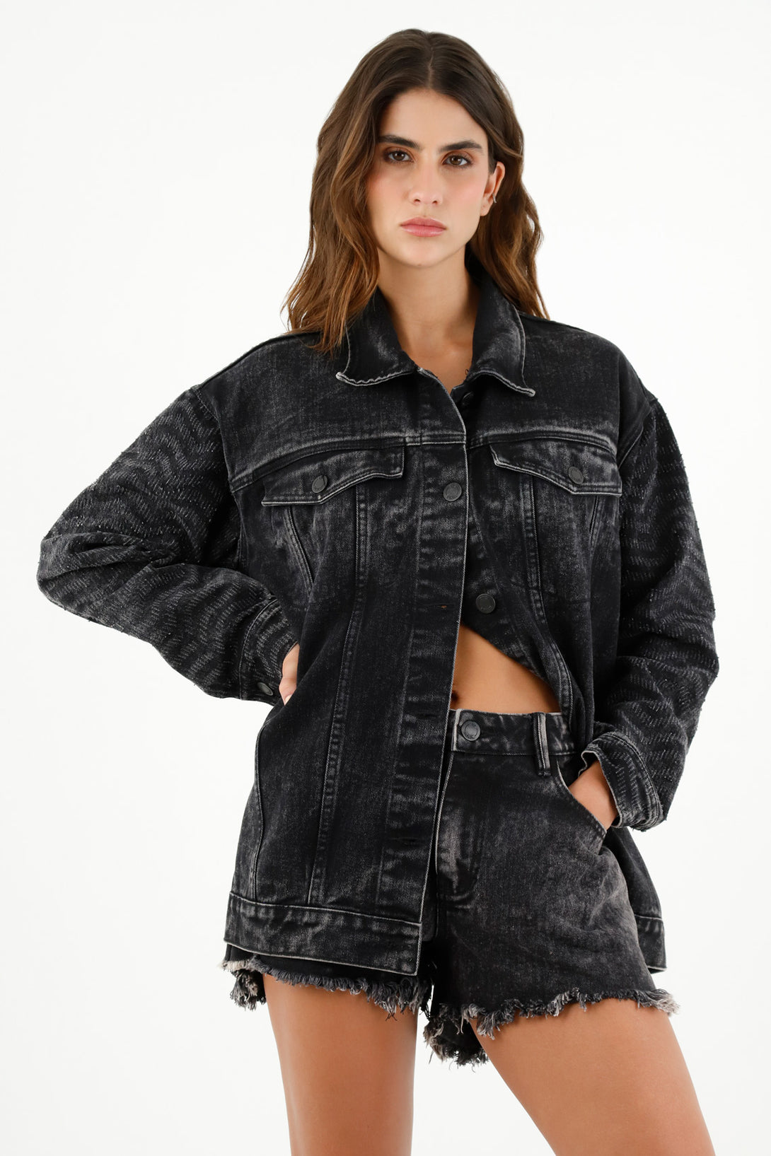 Women's Black Bomber Jacket