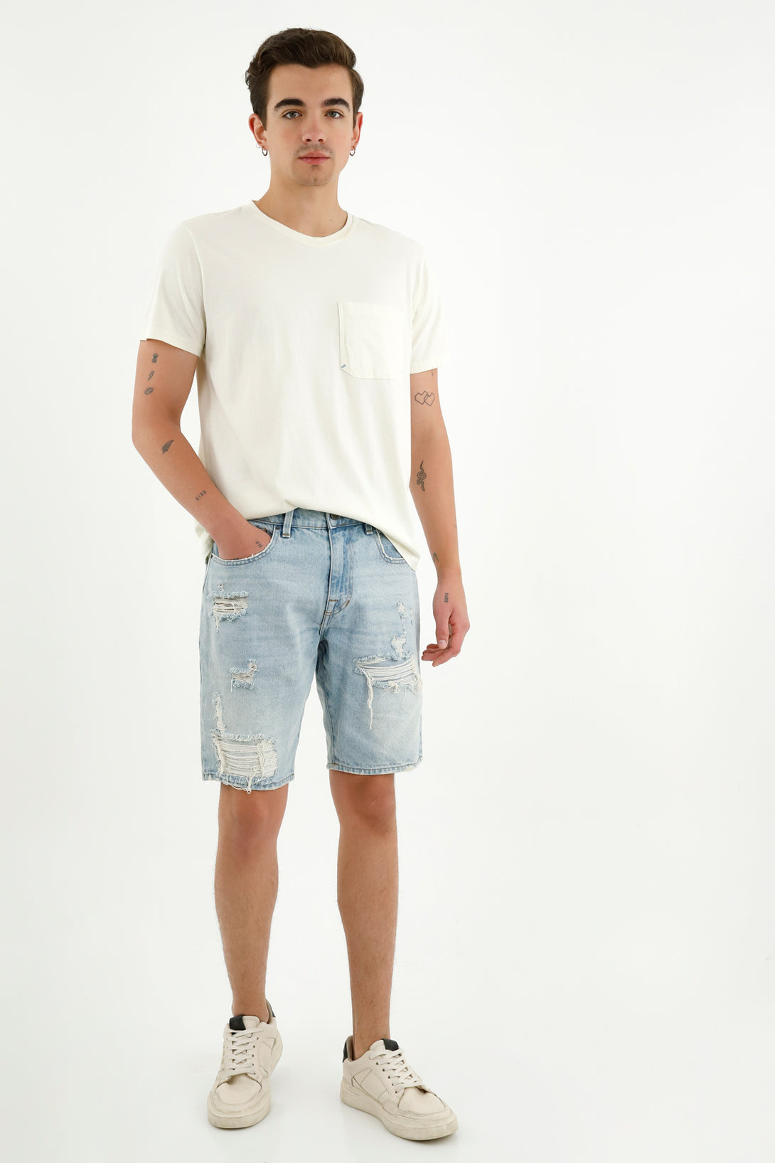 Men's Blue Nudy Shorts