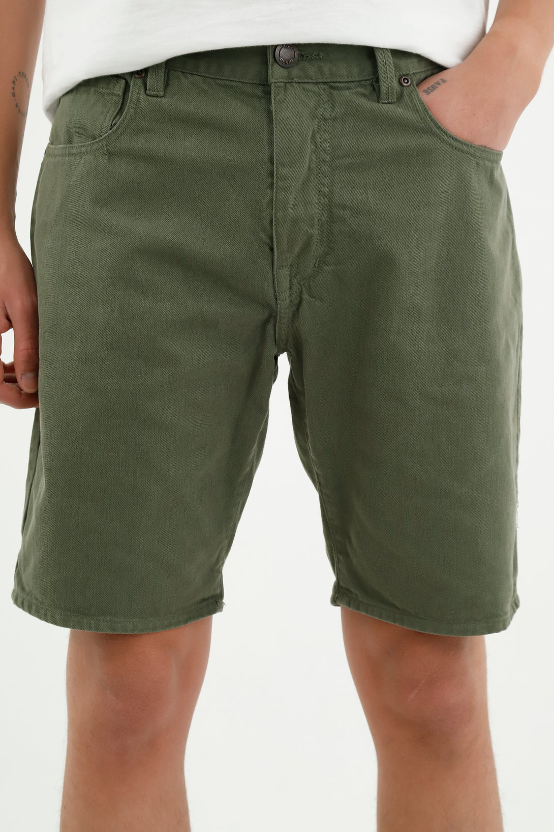 Men's Green Nudy Shorts