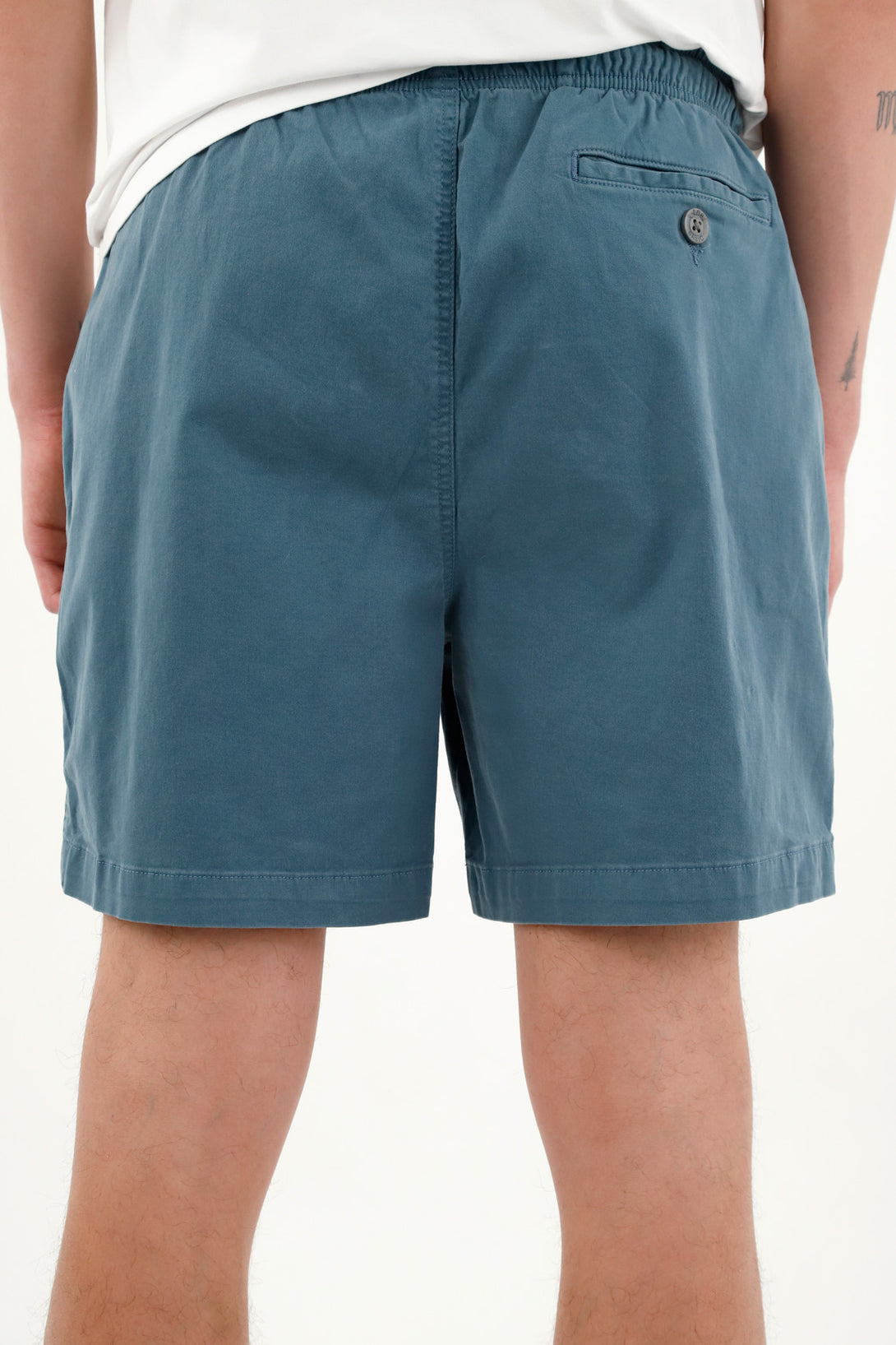 Men's Blue Drawstring Shorts