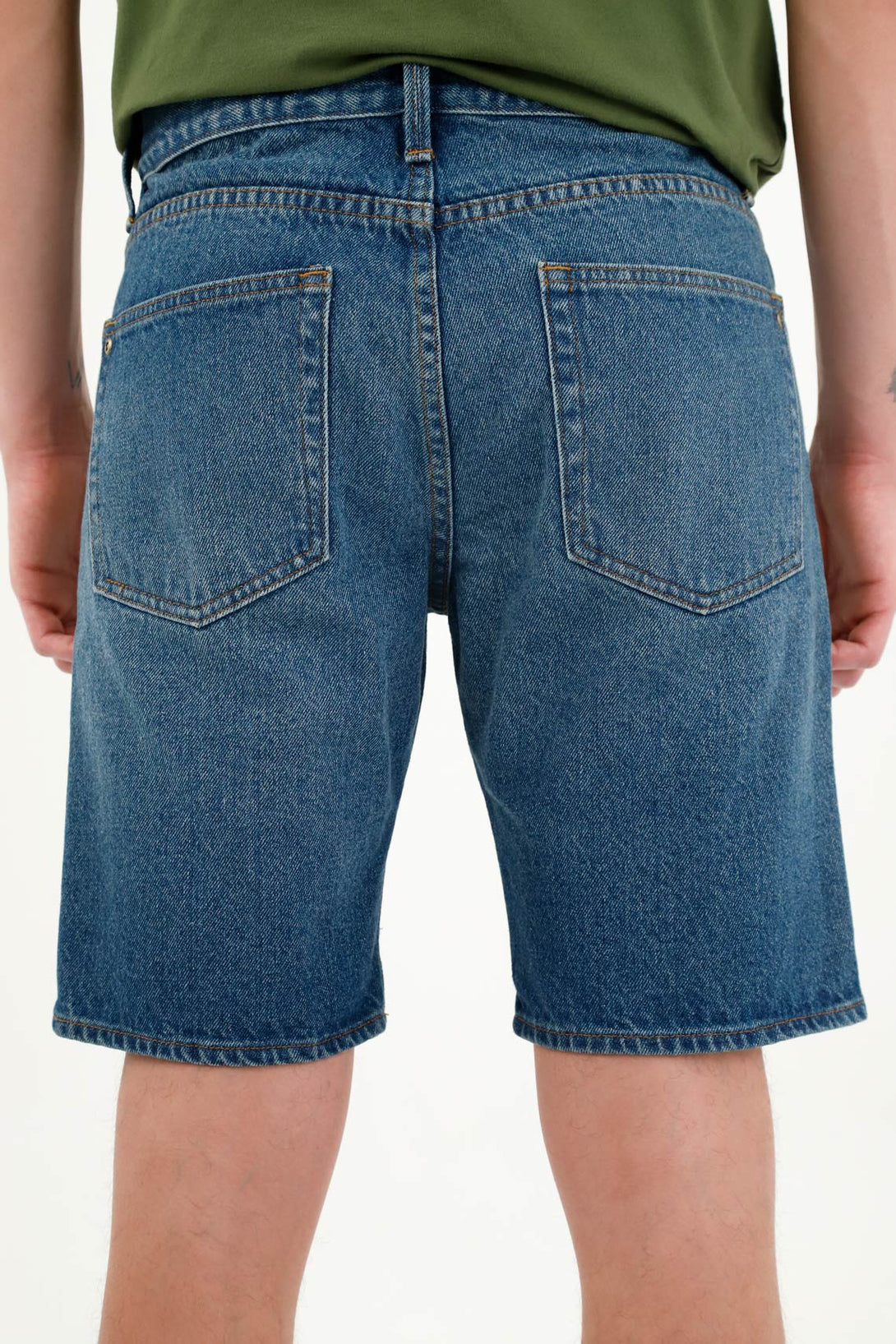 Men's Blue Denim Shorts