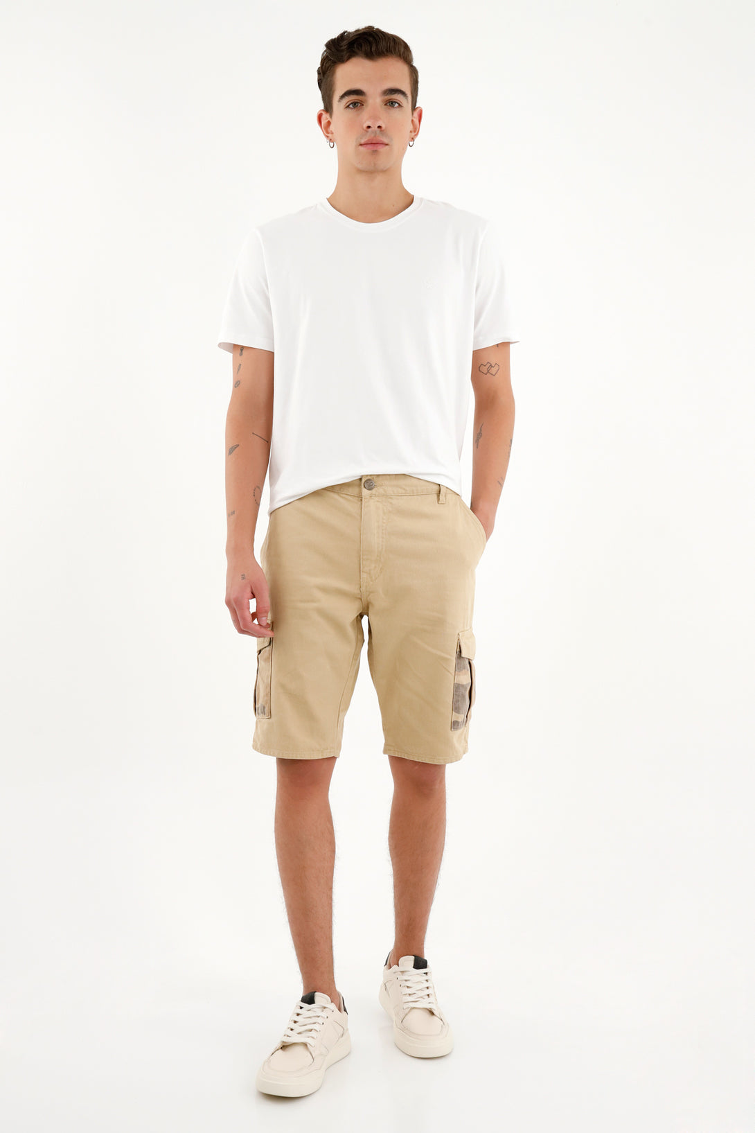 Men's Brown Cargo Shorts