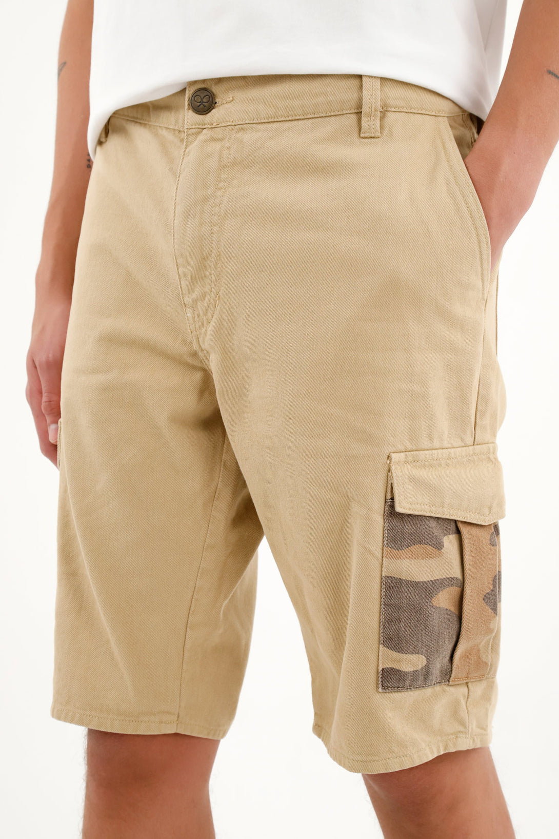 Men's Brown Cargo Shorts