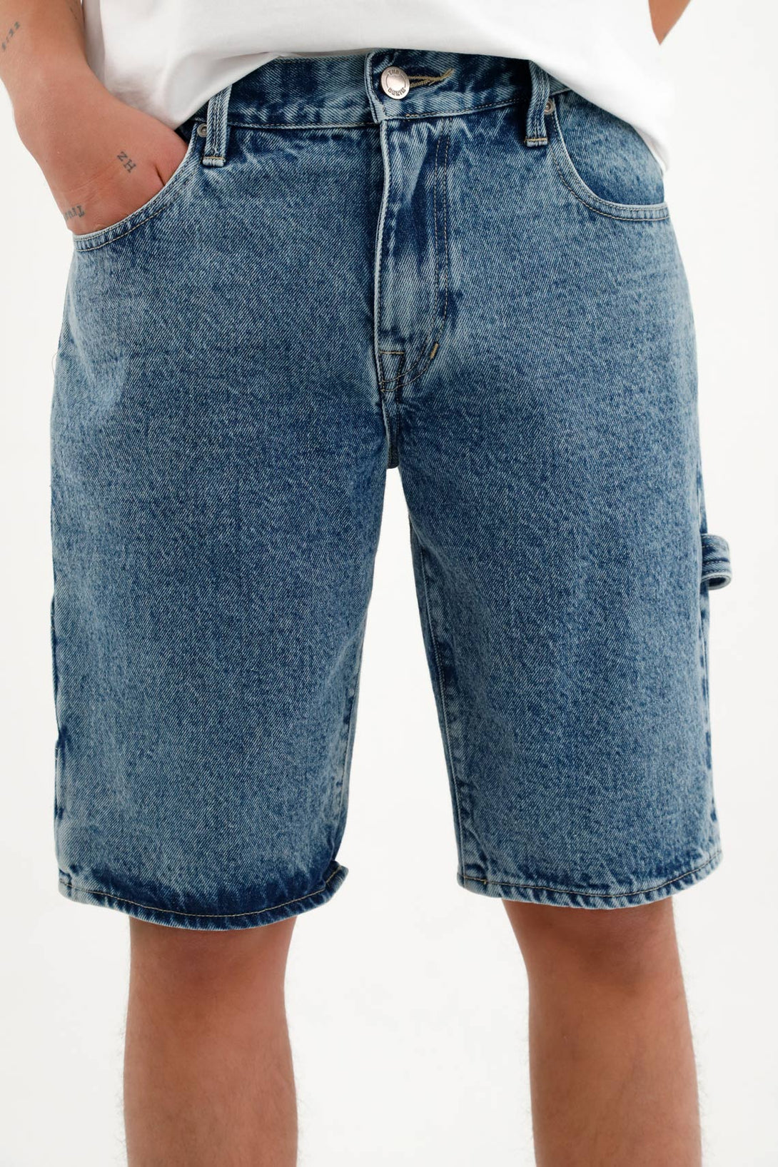 Men's Blue Carpenter Shorts