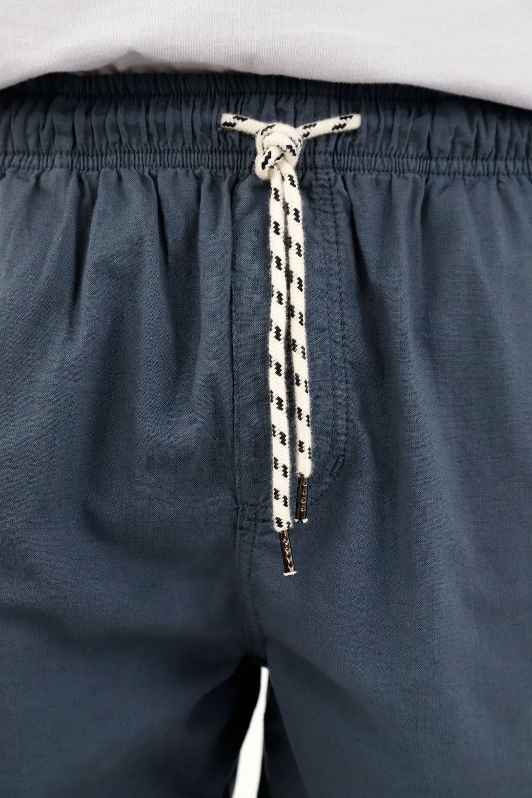 Men's Blue Drawstring Waist Shorts