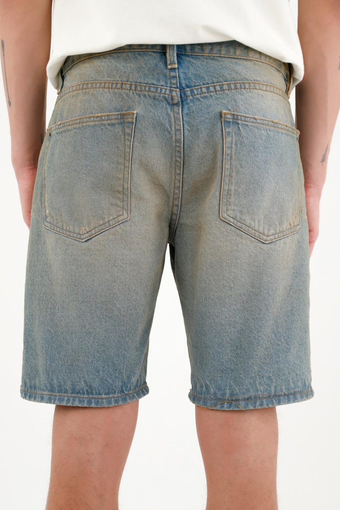 Men's Blue Five-Pocket Shorts