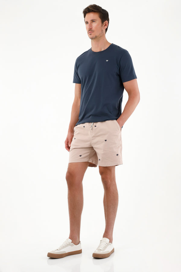 Men's Prewashed Brown Shorts