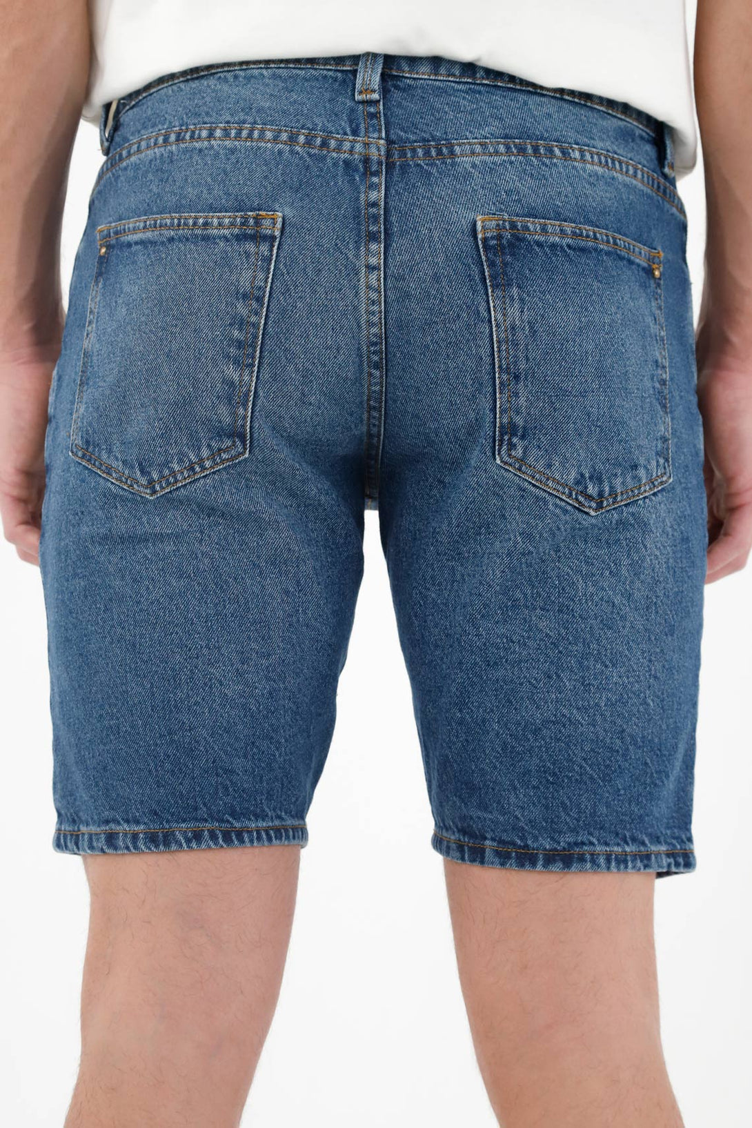 Men's Distressed Blue Shorts