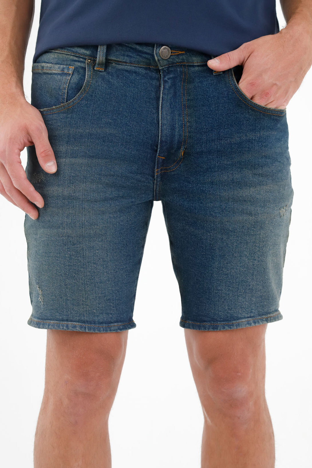 Men's Blue Nudy Shorts