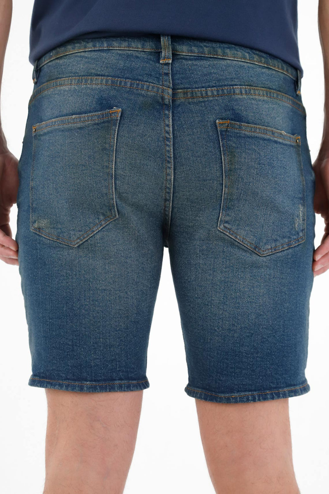 Men's Blue Nudy Shorts