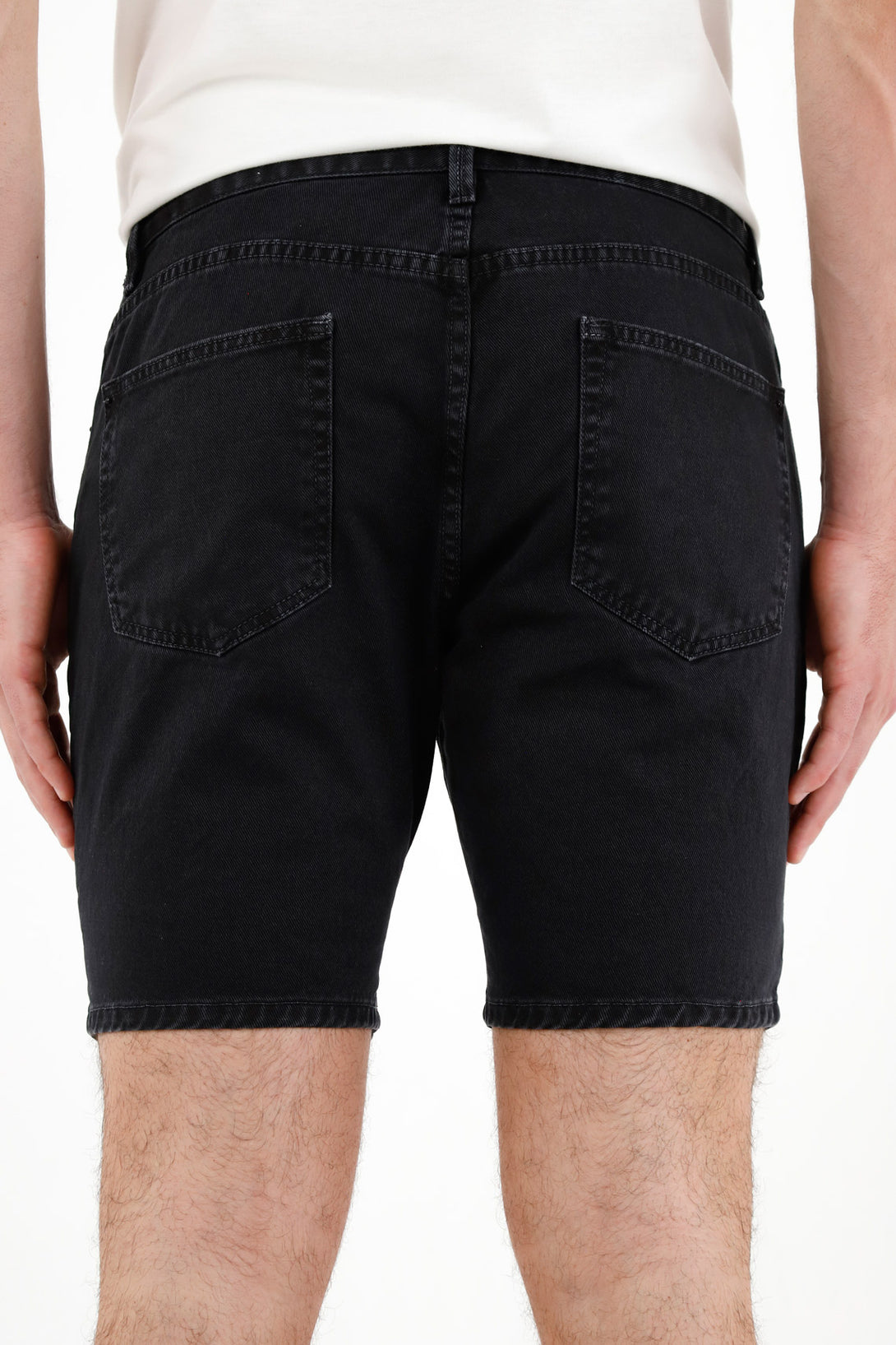 Men's Black Nudy Style Shorts