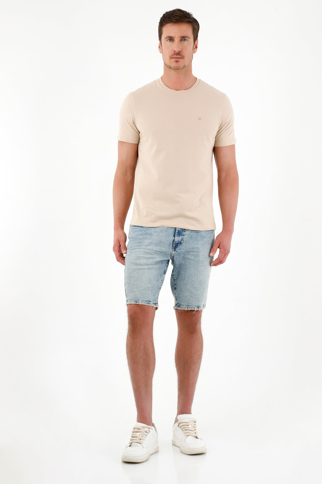 Men's Blue Denim Shorts