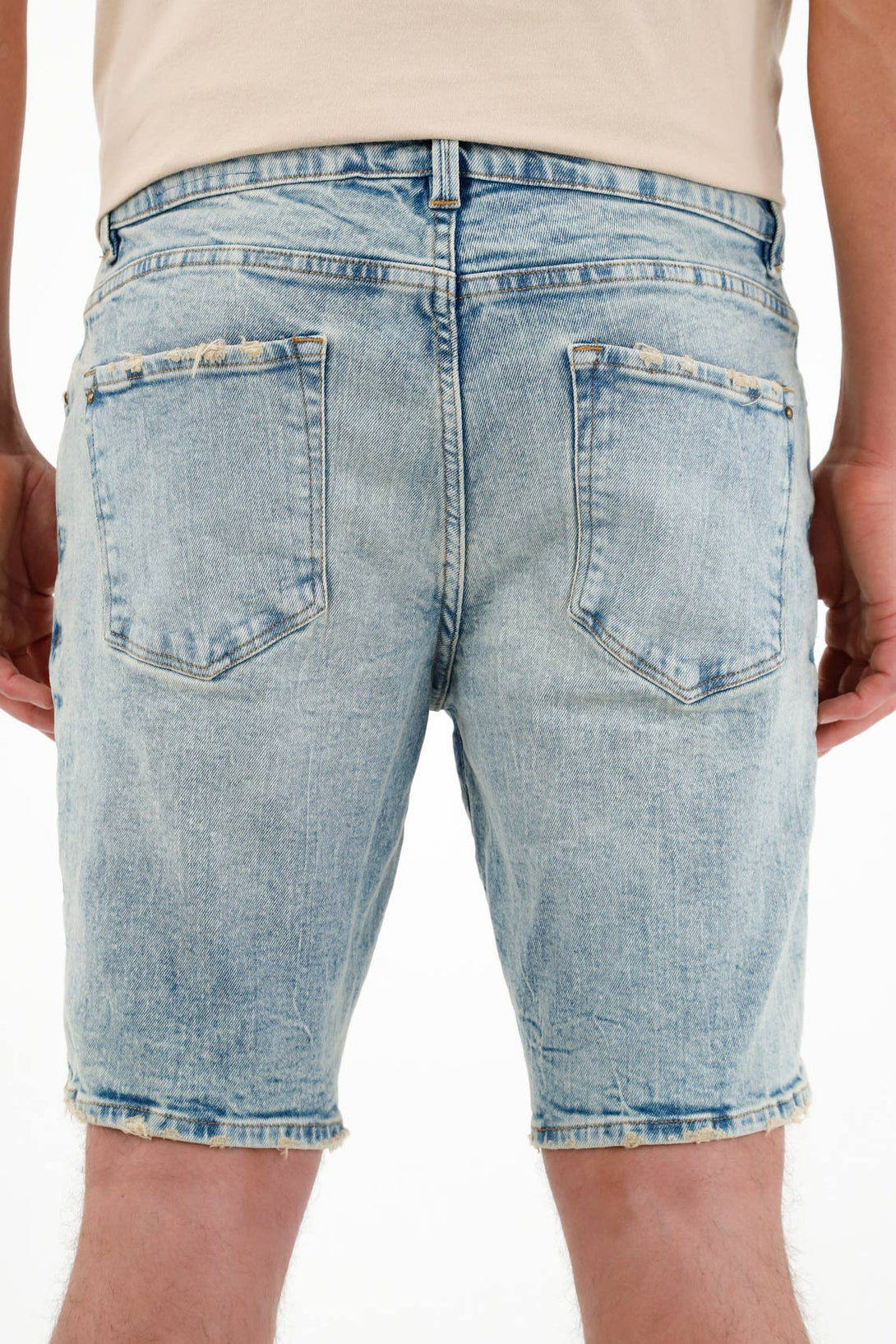 Men's Blue Denim Shorts