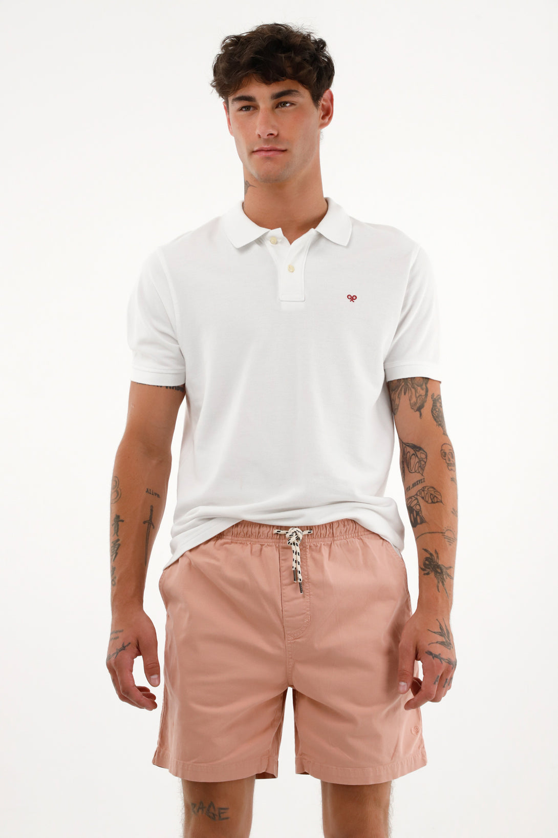 Men's TNS shorts, full chino shorts.