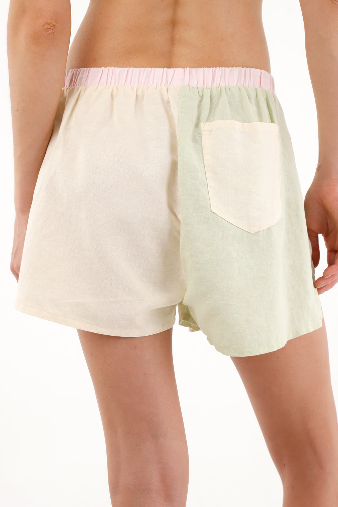 Women's multicolor embroidered shorts