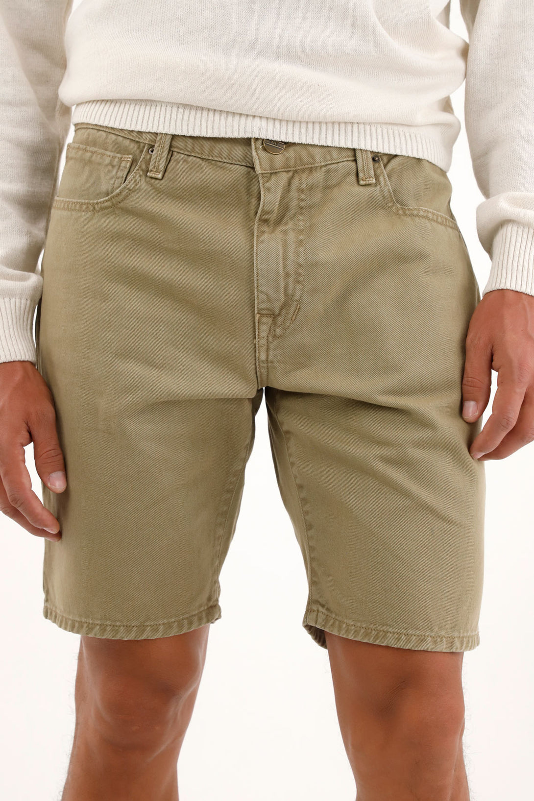 Men's Nudy Brown Five-Pocket Shorts