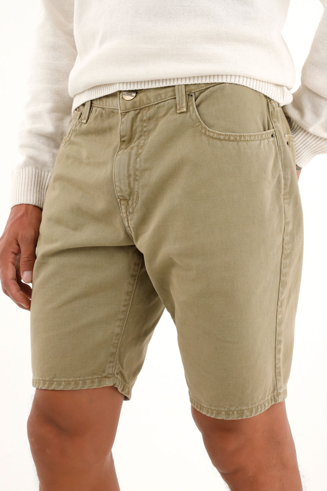 Men's Nudy Brown Five-Pocket Shorts